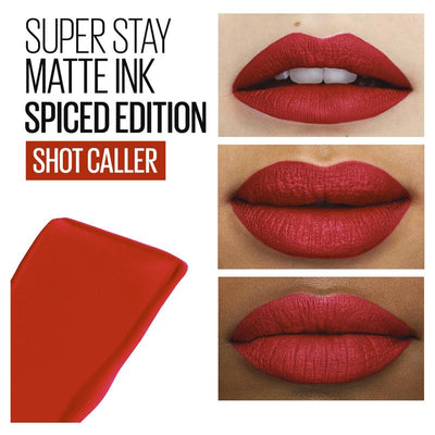 Maybelline Superstay Matte Lip Ink Spiced Edition Shot Caller