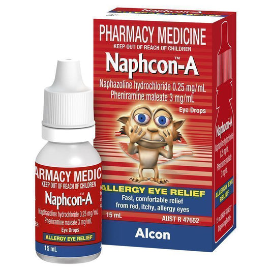 Naphcon-A Eye Drops 15mL - Fast Relief for Allergy Eyes-Auzzi Store