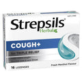 Strepsils Herbal Cough Lozenges Fresh Menthol 16 Pack - Triple Relief Formula