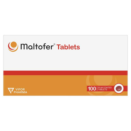 Maltofer Oral Iron Supplement 100mg Polymaltose - 100 Tablets