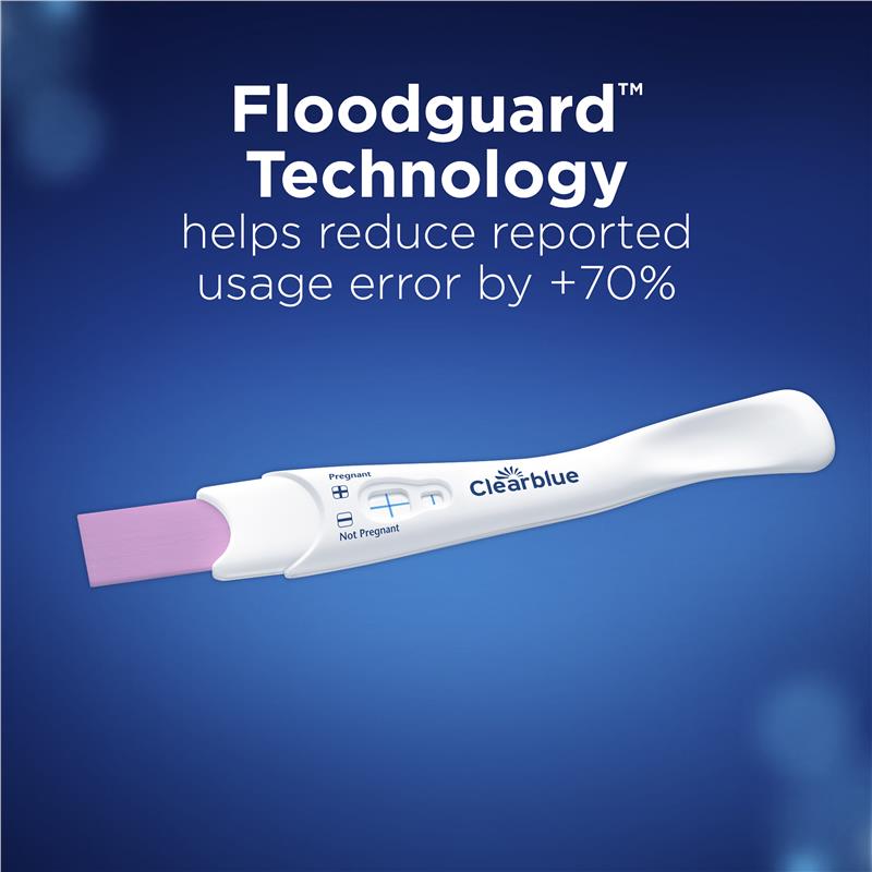 Clearblue Rapid Detection Pregnancy Test, 1 Test, 1-Minute Results, 99% Accurate