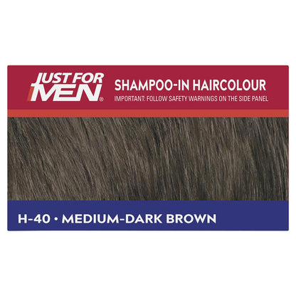 Just for Men Hair Colour - 40 Medium Dark Brown | Natural Grey Coverage-Auzzi Store