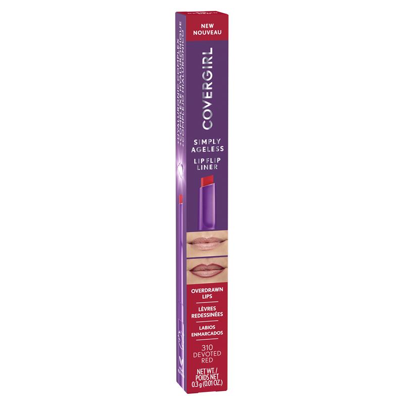 Covergirl Simply Ageless Lip Flip Liner 310 Devoted Red 0.3g