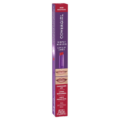 Covergirl Simply Ageless Lip Flip Liner 310 Devoted Red 0.3g