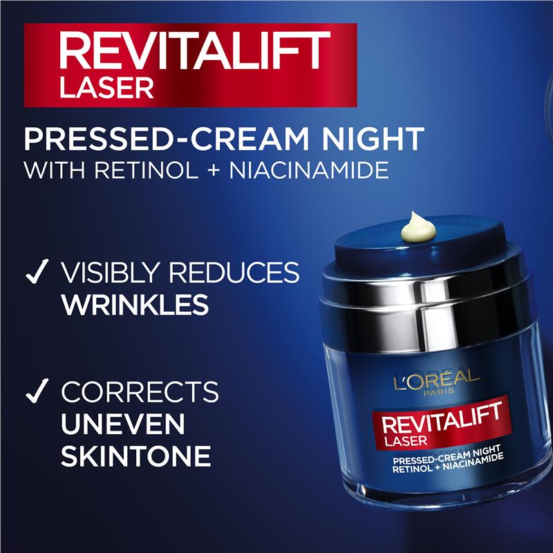 L'Oreal Paris Revitalift Laser Retinol + Niacinamide Pressed Cream 50ml
