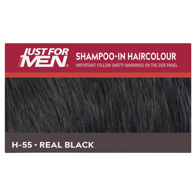 Just for Men Hair Colour - Real Black 66mL-Auzzi Store