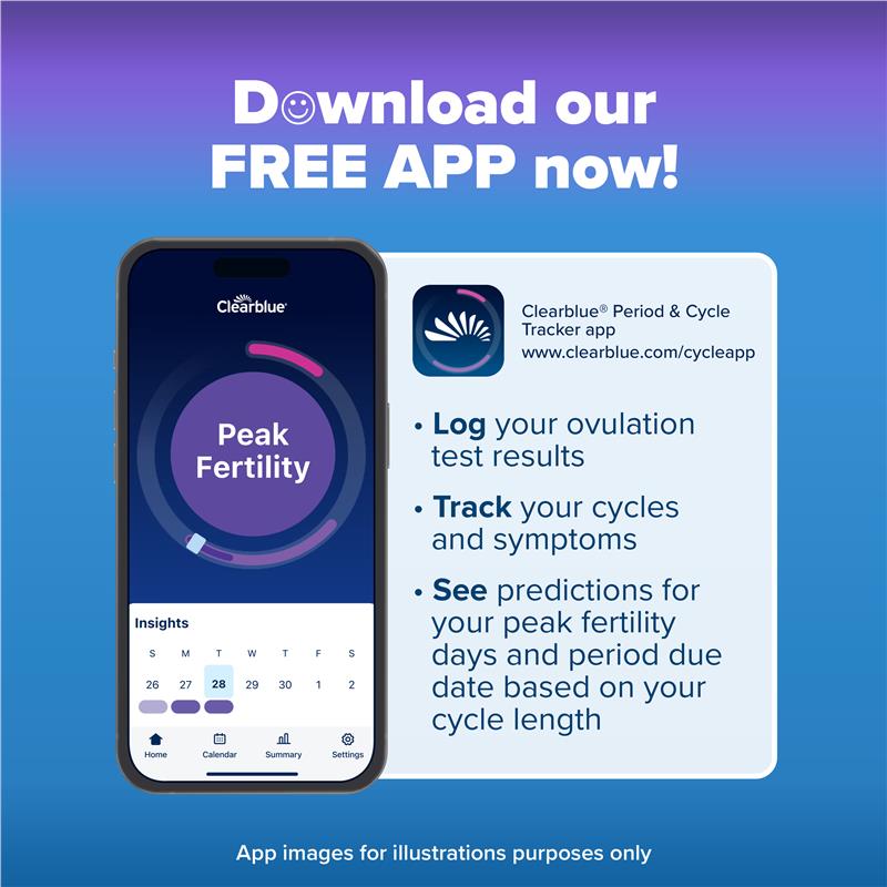 Clearblue Advanced Dual Hormone Digital Ovulation Test Kit, 20 Pack