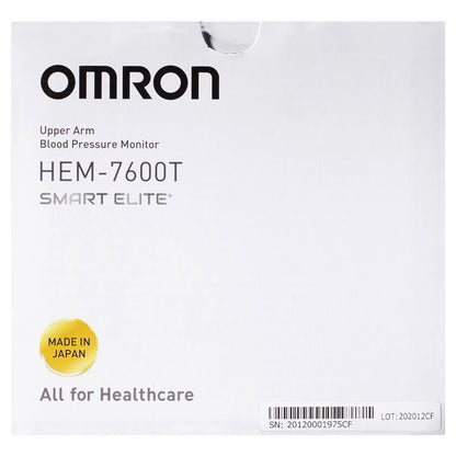 Omron Smart Elite HEM7600T Blood Pressure Monitor - Bluetooth Tubeless-Auzzi Store