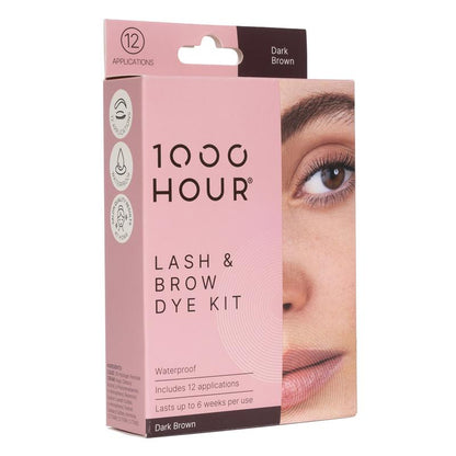 1000 Hour Eyelash & Brow Dye Kit - Dark Brown-Auzzi Store