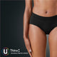 U by Kotex Reusable Period Briefs Super Size 22 - 100% Cotton, Leak-Proof – view 6