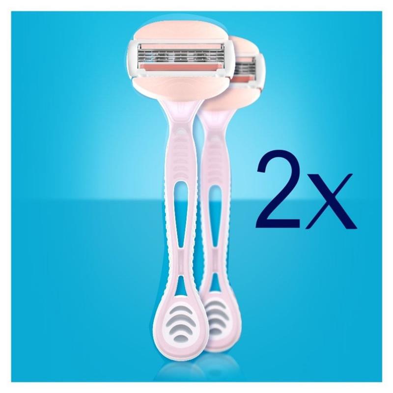Gillette Venus White Tea 3-Blade Disposable Razor 2-Pack