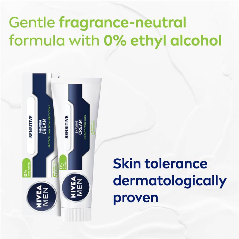 NIVEA MEN Sensitive Shaving Cream with Chamomile & Vitamin E 100ml