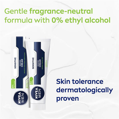 NIVEA MEN Sensitive Shaving Cream with Chamomile & Vitamin E 100ml
