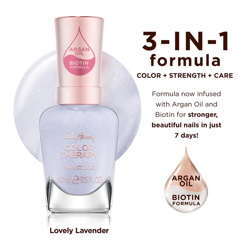 Sally Hansen Color Therapy Nail Polish Lovely Lavender 14.7ml