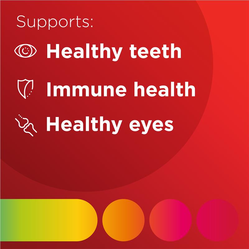 Centrum Kids Multivitamin Strawberry, 60 Chewable Tablets for 3+