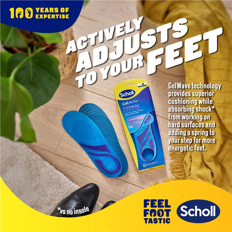 Scholl Gel Activ Insole Formal - Large