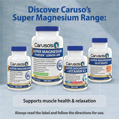 Caruso's Super Magnesium Cream 100g - Natural Relief for Muscle Pain