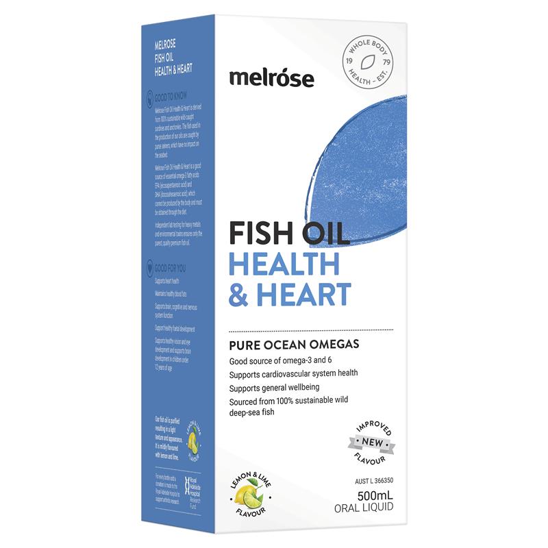 Melrose Omega-3 Fish Oil 500ml - Sustainable EPA & DHA
