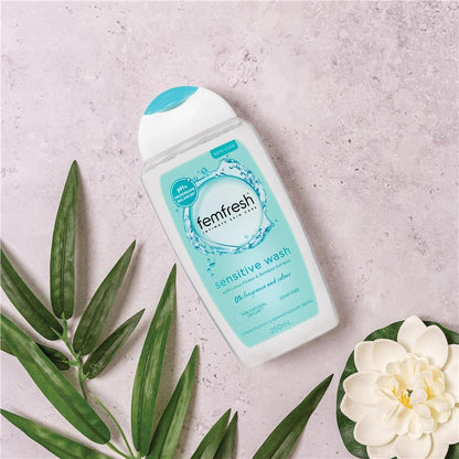 Femfresh Sensitive Wash 250ml – pH Balanced, Soap-Free, Natural Origin