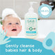 Gaia Natural Baby Hair & Body Wash 500ml - Gentle 2-in-1 Cleanser – view 5 - Auzzistore