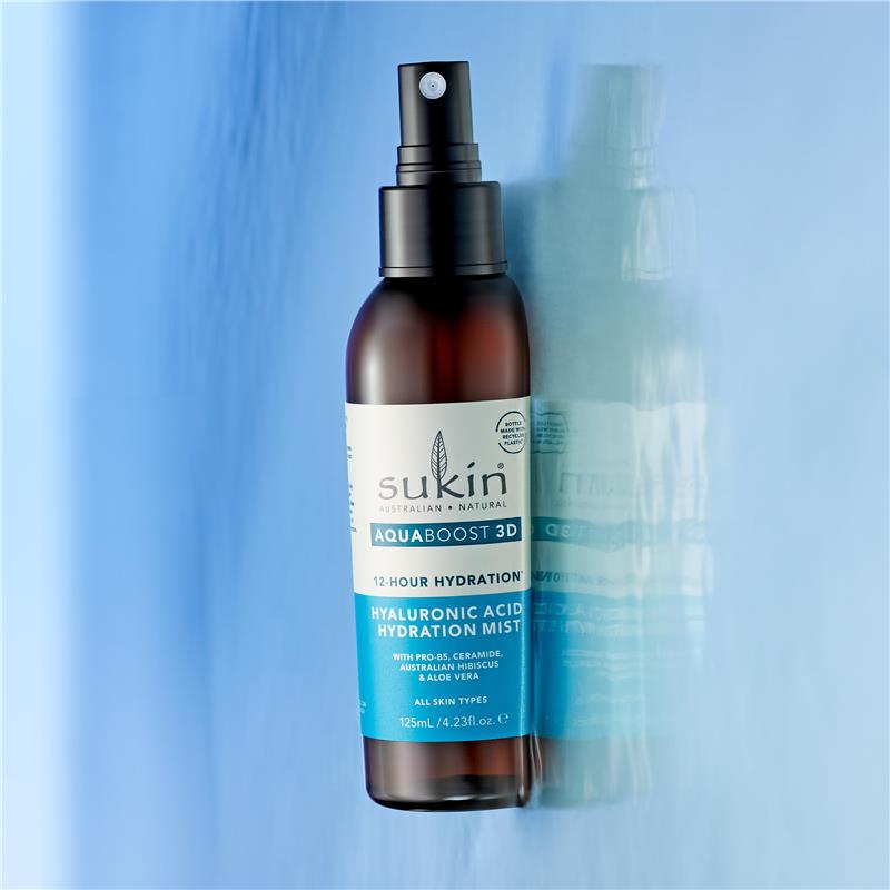 Sukin Aquaboost 3D Hyaluronic Acid Hydration Mist 125ml - Ultimate Skin Hydrator