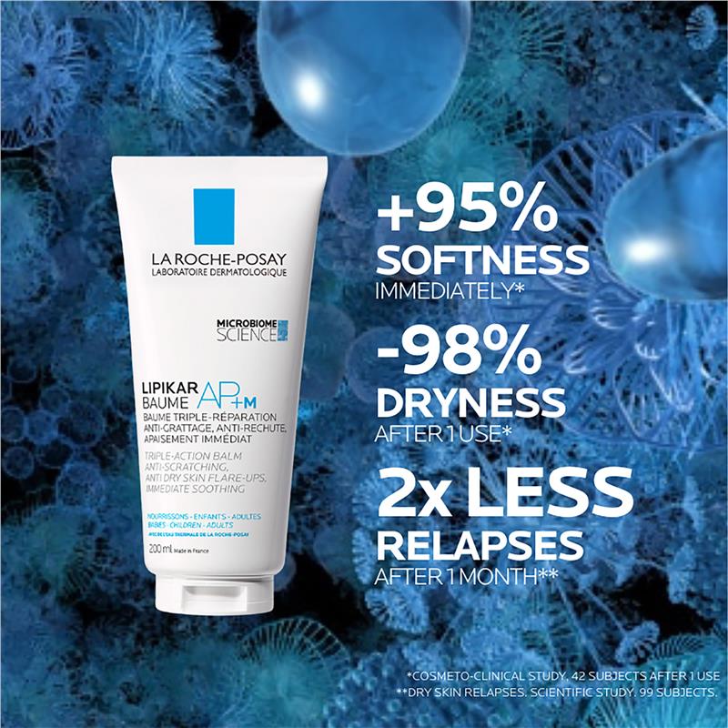 La Roche-Posay Lipikar Baume AP+M Body Balm 200ml - Moisturizer for Eczema-Prone Skin-Auzzi Store