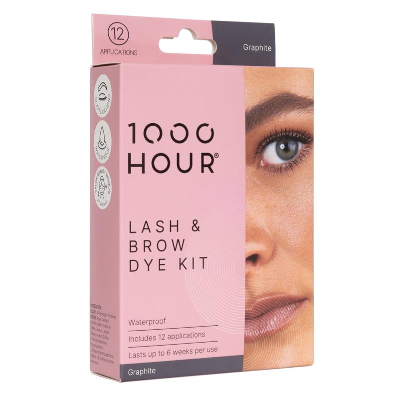 1000 Hour Eyelash and Brow Dye Kit - Graphite