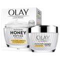 Olay Luminous Niacinamide Honey Peptide Moisturiser 50g - Brightening Formula