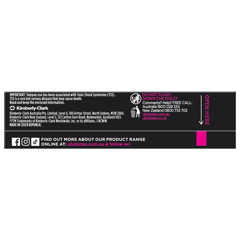 U by Kotex Super Slim Tampons 16-tempons, 14g Absorbency for Heavy Flow