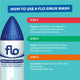 FLO Sinus Care Refill Pack - 50 Preservative-Free Sachets – view 5 - Auzzistore