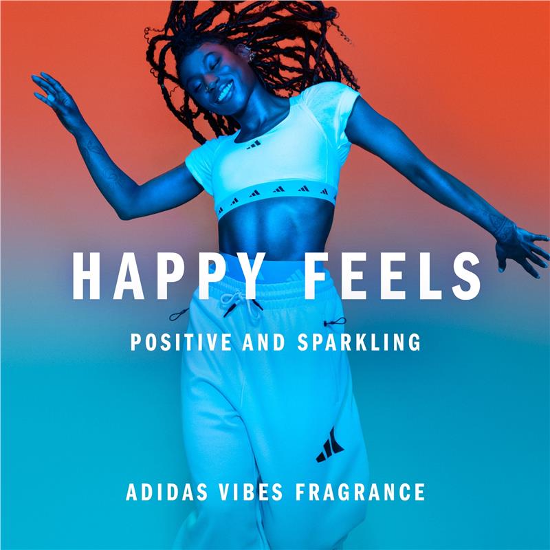 Adidas Vibes Happy Feels for Her Eau de Parfum 100ml - Embrace Joy