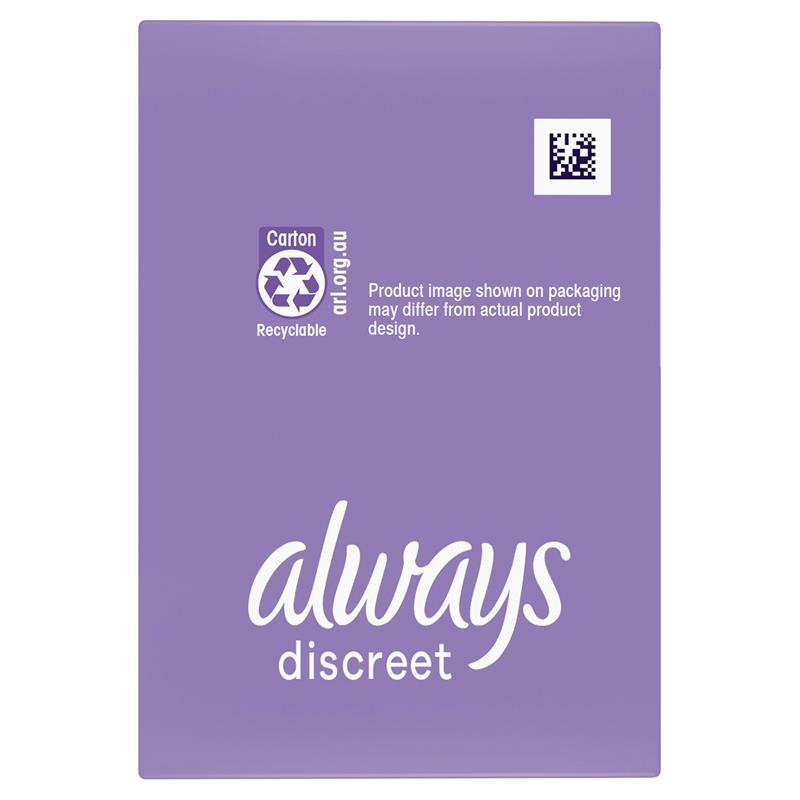 Always Discreet Level 3 Incontinence Liners with Odour Control, 24 liners