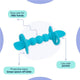 Nuby Dippeez Spoon - Single Pack – view 5 - Auzzistore