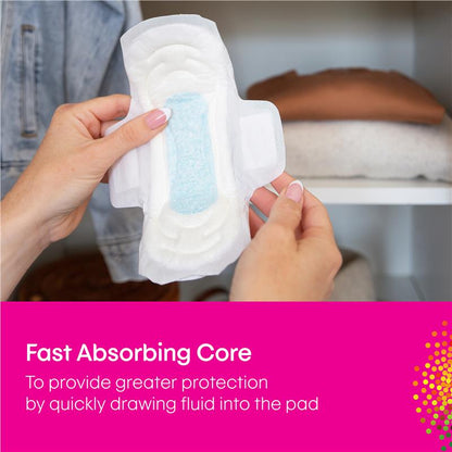 U by Kotex Super Extra Wing Pads, 14-Pads, Leak-Proof