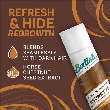 Batiste Brunette Dry Shampoo 350ml - For Vibrant Hair