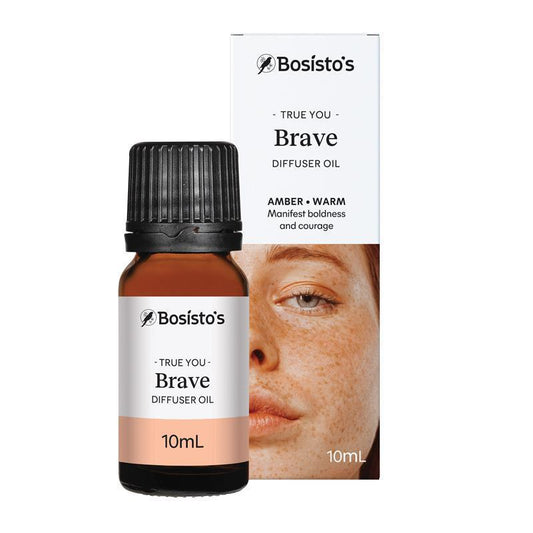 Bosisto's True You Brave Diffuser Oil 10ml - Amber & Warm Aroma - Auzzistore