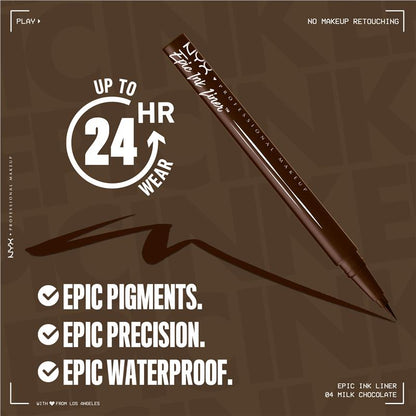 NYX Epic Ink Liner - Milk Chocolate - 0.02g