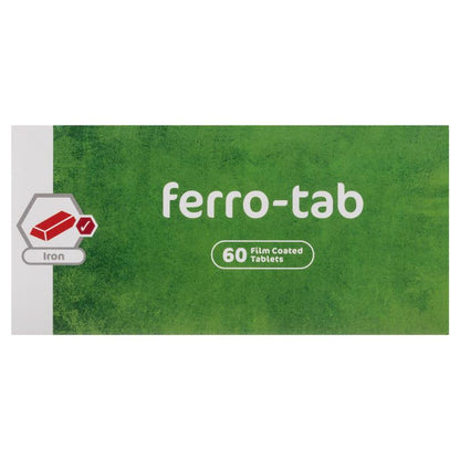 Ferro-Tab Iron Supplement 200mg, 60 Film-Coated Tablets