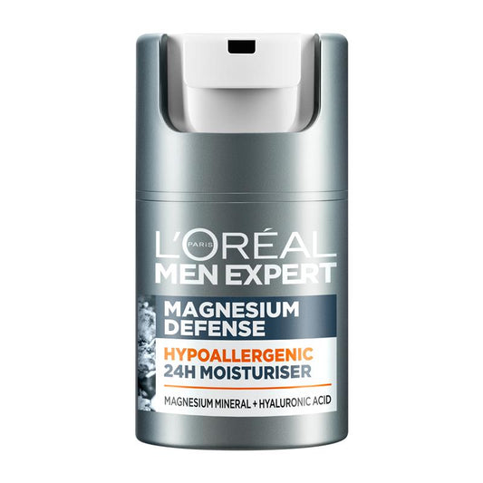 L'Oreal Paris Men Expert Magnesium Defence Moisturiser 50ml - Hydration & Protection for Men - Auzzistore
