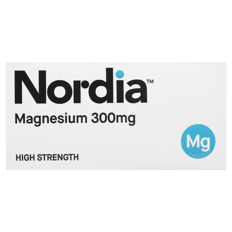 Nordia Magnesium 300mg Unflavoured Powder - 28 Sachets for Muscle Health