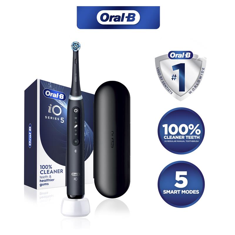 Oral-B iO 5 Series Electric Toothbrush - Black (1 Count)