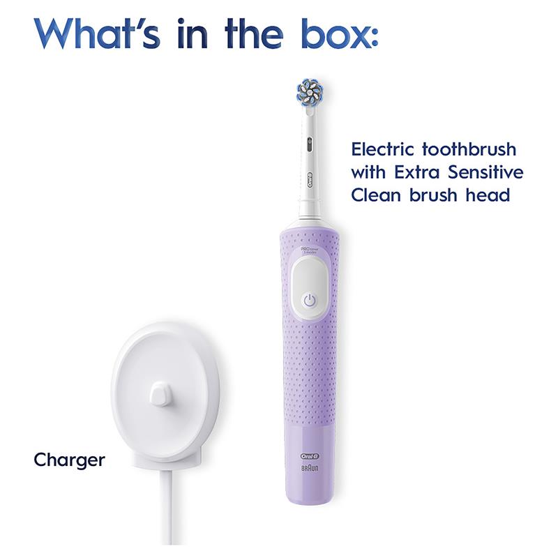Oral-B Pro 300 Electric Toothbrush - Everyday Clean Lilac-Auzzi Store