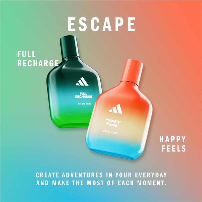 Adidas Vibes Full Recharge for Him Eau de Parfum 100ml - Energizing Fragrance