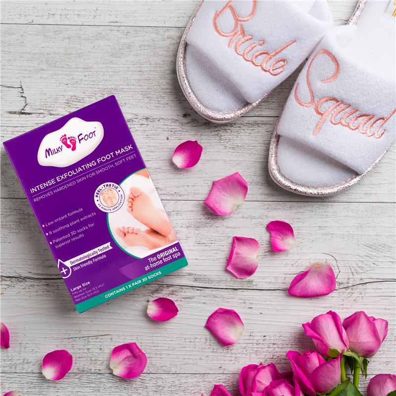 Milky Foot Large Intense Exfoliating Foot Peel Mask with AHAs & BHAs