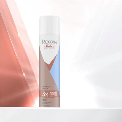 Rexona Women Clinical Antiperspirant Spray – 96H Protection, 180ml