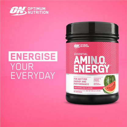 Optimum Nutrition Amino Energy Watermelon 65 Serve 585g - Energize Your Workouts - Auzzi Store