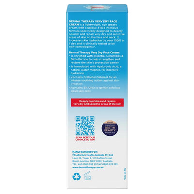 Dermal Therapy Very Dry Face Cream - 50g
