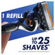 Gillette Fusion Proglide Razor + 2 Blade Refills – view 6 - Auzzistore