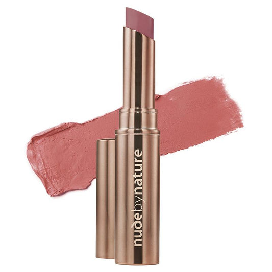 Nude by Nature Creamy Matte Lipstick 05 Riberry – view 2