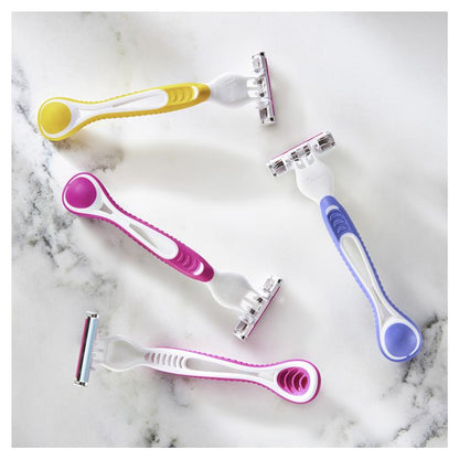 Gillette Venus Simply3 Women's 8-Pack Disposable Razors, 3-Blade & Moisture Strip